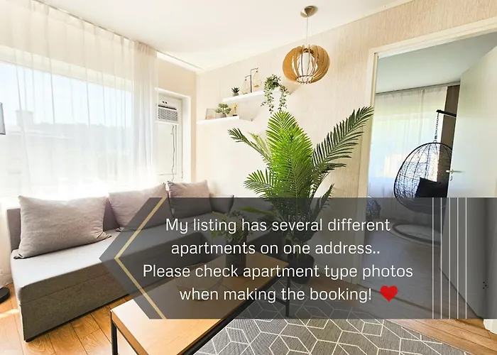 Cofy Rentals - Centrally Located, Quiet District, Air-Conditioning, Free Parking, 24-7 Express Check-In-Out, Close To Sea And Everything You Need For Living!